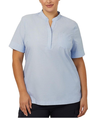 WORKWEAR, SAFETY & CORPORATE CLOTHING SPECIALISTS - NNT - TEXTURED SHORT SLEEVE TUNIC