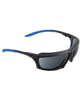 WORKWEAR, SAFETY & CORPORATE CLOTHING SPECIALISTS Proteus 2 Safety Glasses Smoke Lens Dust Guard, Ratchet Arms
