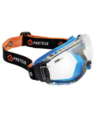 WORKWEAR, SAFETY & CORPORATE CLOTHING SPECIALISTS - Proteus G1 Safety Goggles Clear Lens