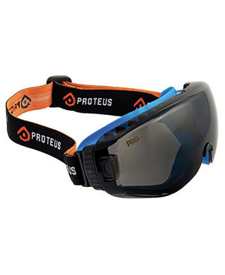 WORKWEAR, SAFETY & CORPORATE CLOTHING SPECIALISTS - Proteus G1 Safety Goggles Smoke Lens