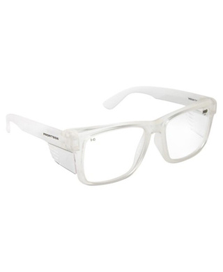 WORKWEAR, SAFETY & CORPORATE CLOTHING SPECIALISTS SAFETY GLASSES FRONTSIDE CLEAR LENS WITH CLEAR FRAME