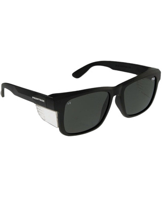 WORKWEAR, SAFETY & CORPORATE CLOTHING SPECIALISTS SAFETY GLASSES FRONTSIDE POLARISED SMOKE LENS WITH BLACK FRAME