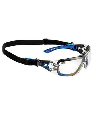 WORKWEAR, SAFETY & CORPORATE CLOTHING SPECIALISTS - Proteus 5 Safety Glasses Clear Lens Spec And Gasket Combo