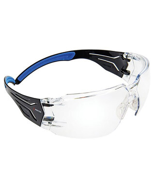 WORKWEAR, SAFETY & CORPORATE CLOTHING SPECIALISTS - Proteus 4 Safety Glasses Clear Lens Super Flex Arms