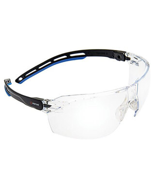 WORKWEAR, SAFETY & CORPORATE CLOTHING SPECIALISTS - Proteus 3 Safety Glasses Clear Lens Super Light Spec