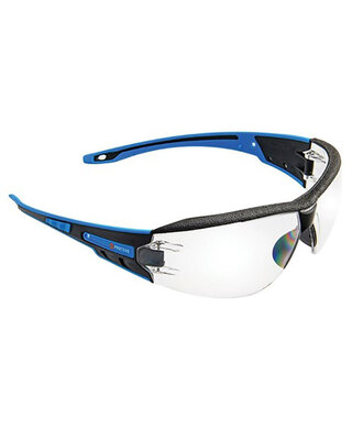 WORKWEAR, SAFETY & CORPORATE CLOTHING SPECIALISTS Proteus 1 Safety Glasses Clear Lens Integrated Brow Dust Guard