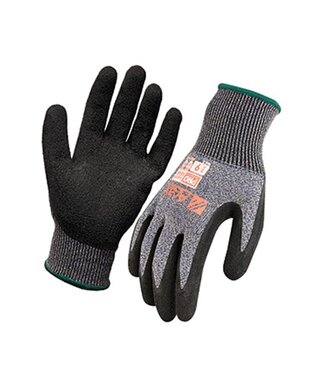 WORKWEAR, SAFETY & CORPORATE CLOTHING SPECIALISTS - Arax Latex Crinkle Dip On 13G Liner Glove