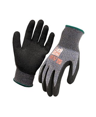 WORKWEAR, SAFETY & CORPORATE CLOTHING SPECIALISTS Arax Latex Crinkle Dip On 13G Liner Glove