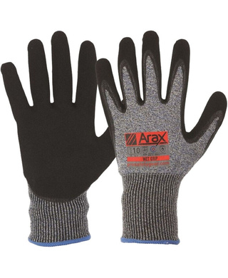 WORKWEAR, SAFETY & CORPORATE CLOTHING SPECIALISTS ARAX Wet Grip. ARAX Liner with Nitrile Dip Palm