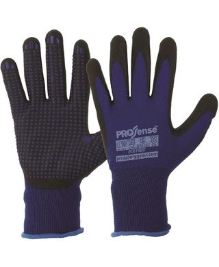 WORKWEAR, SAFETY & CORPORATE CLOTHING SPECIALISTS DEXI-FROst Breathable Nitrile Dip with Dots on Winter Liner