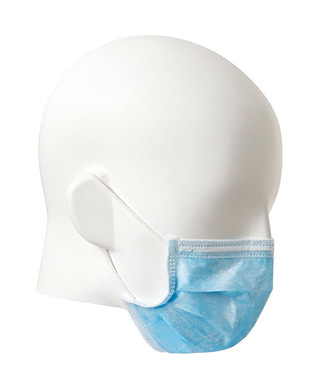 WORKWEAR, SAFETY & CORPORATE CLOTHING SPECIALISTS Pro Choice Safety Gear Disposable Face Mask Blue 3 Ply - Box of 50 Masks
