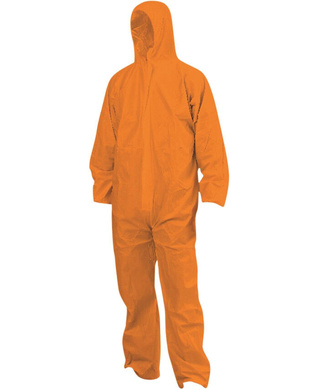 WORKWEAR, SAFETY & CORPORATE CLOTHING SPECIALISTS Disposable SMS Coverall ORANGE