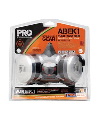 WORKWEAR, SAFETY & CORPORATE CLOTHING SPECIALISTS Assembled Half Mask With ABEK1 Cartridges