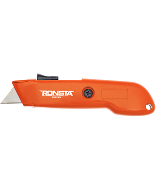 WORKWEAR, SAFETY & CORPORATE CLOTHING SPECIALISTS - Safety Knife Auto Retractable Heavy Duty RONSTA