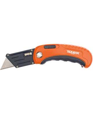 WORKWEAR, SAFETY & CORPORATE CLOTHING SPECIALISTS - Utility Knife Folding Style with Grip Handle RONSTA