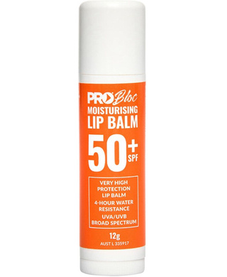 WORKWEAR, SAFETY & CORPORATE CLOTHING SPECIALISTS Pro Bloc 50+ Lip Balm