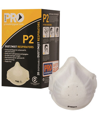 WORKWEAR, SAFETY & CORPORATE CLOTHING SPECIALISTS - P2 Respirators - Box of 20