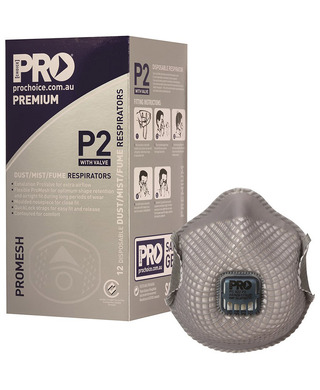 WORKWEAR, SAFETY & CORPORATE CLOTHING SPECIALISTS ProMesh P2 with Valve Respirator - Box of 12