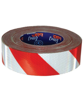 WORKWEAR, SAFETY & CORPORATE CLOTHING SPECIALISTS Hazard Tape Red & White Self Adhesive reflective