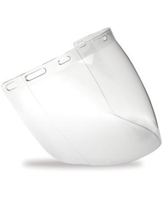 WORKWEAR, SAFETY & CORPORATE CLOTHING SPECIALISTS - Striker Economy Visor To Suit Pro Choice Safety Gear Browguards - Clear