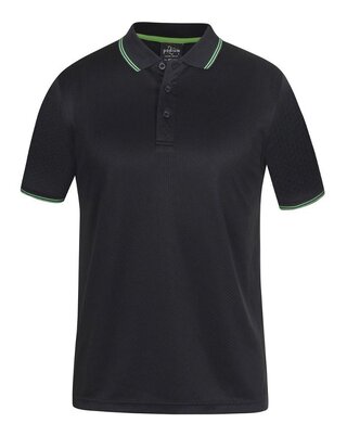 WORKWEAR, SAFETY & CORPORATE CLOTHING SPECIALISTS Jacquard Contrast Polo