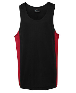 WORKWEAR, SAFETY & CORPORATE CLOTHING SPECIALISTS Podium Kids Contrast Singlet