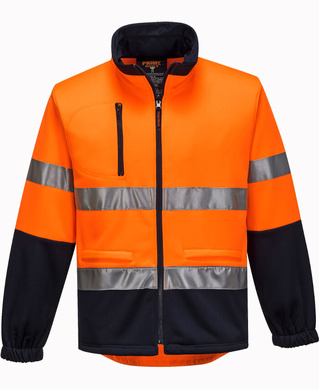 WORKWEAR, SAFETY & CORPORATE CLOTHING SPECIALISTS Water Repellent Brush Fleece Jacket with Tape (Old HV315A)
