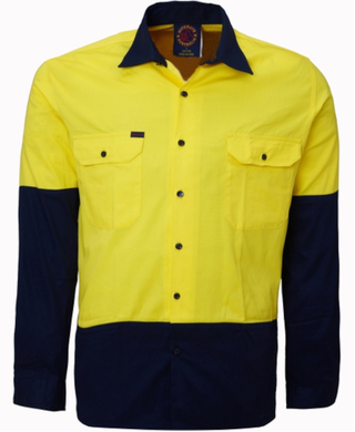 WORKWEAR, SAFETY & CORPORATE CLOTHING SPECIALISTS - Mini Twill Vent L/S Shirt