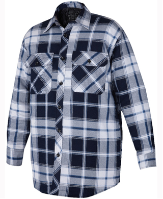 WORKWEAR, SAFETY & CORPORATE CLOTHING SPECIALISTS - Flannelette Quilted Shirt