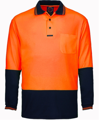 WORKWEAR, SAFETY & CORPORATE CLOTHING SPECIALISTS Hi Viz Polo Long Sleeves