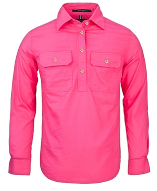 WORKWEAR, SAFETY & CORPORATE CLOTHING SPECIALISTS - Women's Pilbara Shirt - Closed Front Light Weight