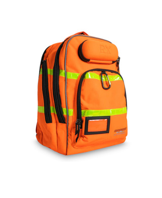 WORKWEAR, SAFETY & CORPORATE CLOTHING SPECIALISTS PPE LAPTOP BACKPACK  CANVAS  400 x 320 x 550mm  HIVIS ORANGE  45L  1.4kg (NEW PRODUCT JULY 2021)