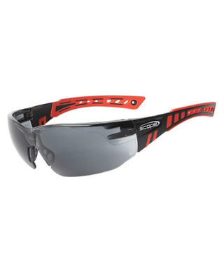 WORKWEAR, SAFETY & CORPORATE CLOTHING SPECIALISTS Speed Red/Black Frame Titanium AF/AS Smoke Lens