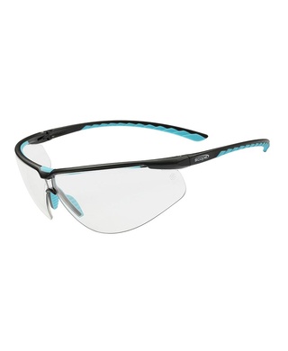 WORKWEAR, SAFETY & CORPORATE CLOTHING SPECIALISTS Air Flex Black/Blue Frame Clear AF/AS Lens