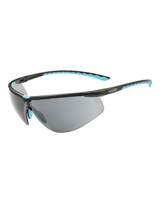 WORKWEAR, SAFETY & CORPORATE CLOTHING SPECIALISTS Air Flex Black/Blue Frame Smoke AF/AS Lens
