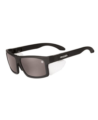 WORKWEAR, SAFETY & CORPORATE CLOTHING SPECIALISTS Cross Fit Frozen Blk Frame AF/AS Smoke Lens/Inc Spare X-Fit Temples