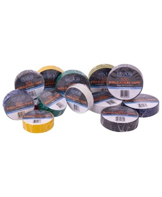 WORKWEAR, SAFETY & CORPORATE CLOTHING SPECIALISTS 2110-520 ELEC INSUL BLACK 18MM X 20M