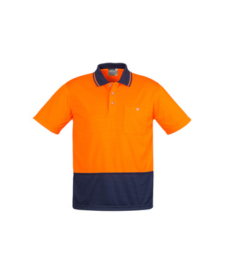 WORKWEAR, SAFETY & CORPORATE CLOTHING SPECIALISTS Unisex Hi Vis Basic Spliced S/S Polo