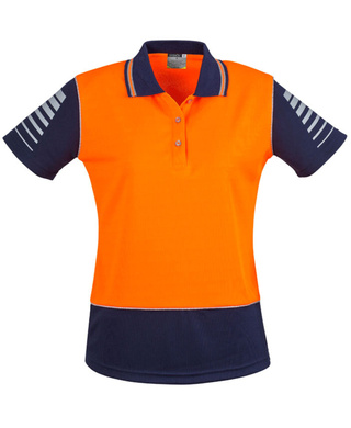 WORKWEAR, SAFETY & CORPORATE CLOTHING SPECIALISTS Womens Hi Vis Zone Polo