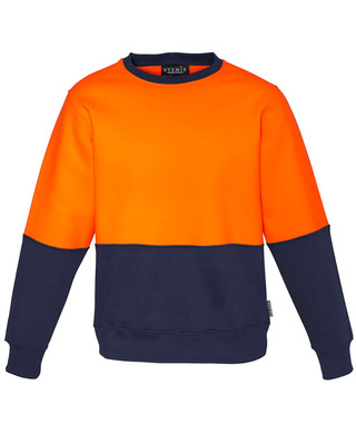 WORKWEAR, SAFETY & CORPORATE CLOTHING SPECIALISTS - Unisex Hi Vis Crew Sweatshirt