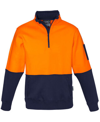 WORKWEAR, SAFETY & CORPORATE CLOTHING SPECIALISTS - Unisex Hi Vis Half Zip Pullover