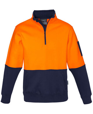 WORKWEAR, SAFETY & CORPORATE CLOTHING SPECIALISTS Unisex Hi Vis Half Zip Pullover