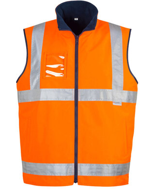 WORKWEAR, SAFETY & CORPORATE CLOTHING SPECIALISTS - Mens Hi Vis Waterproof Lightweight Vest