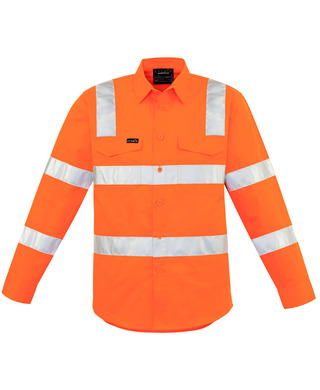 WORKWEAR, SAFETY & CORPORATE CLOTHING SPECIALISTS Mens Bio Motion Vic Rail Shirt