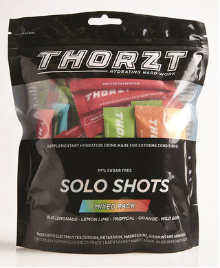 WORKWEAR, SAFETY & CORPORATE CLOTHING SPECIALISTS - Sugar Free Solo Shot - 50 x 3gm Sachets - Mixed Flavours