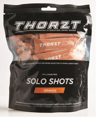 WORKWEAR, SAFETY & CORPORATE CLOTHING SPECIALISTS - Sugar Free Solo Shot - 50 x 3gm Sachets - Orange