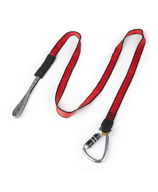 WORKWEAR, SAFETY & CORPORATE CLOTHING SPECIALISTS STOP THE DROPS Webbing Tether Heavy Duty Dual-Action - 15.9kg