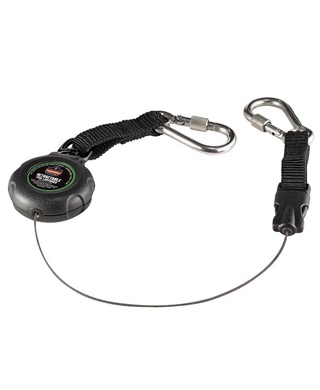 WORKWEAR, SAFETY & CORPORATE CLOTHING SPECIALISTS Retracting Tool Tether with Lock 0.5KG Rated