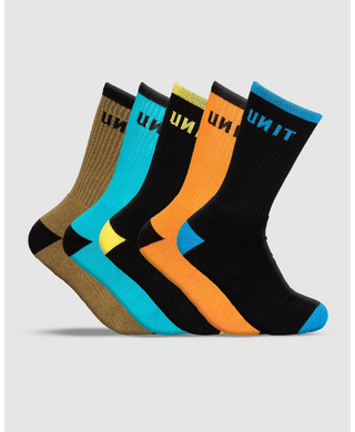 WORKWEAR, SAFETY & CORPORATE CLOTHING SPECIALISTS Mens Socks - Bamboo 5 Pack - React