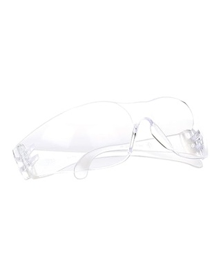 WORKWEAR, SAFETY & CORPORATE CLOTHING SPECIALISTS Firefly Clear Frame w/ LED's Clear Hard Coat Lens Safety Glasses